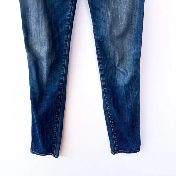 Madewell Dark Wash 10'" High Rise Skinny Denim Jeans Size 28 - Picture 5 of 8